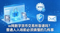 w网数字货币交易所靠谱吗？普通人入场前必须搞懂的几件事