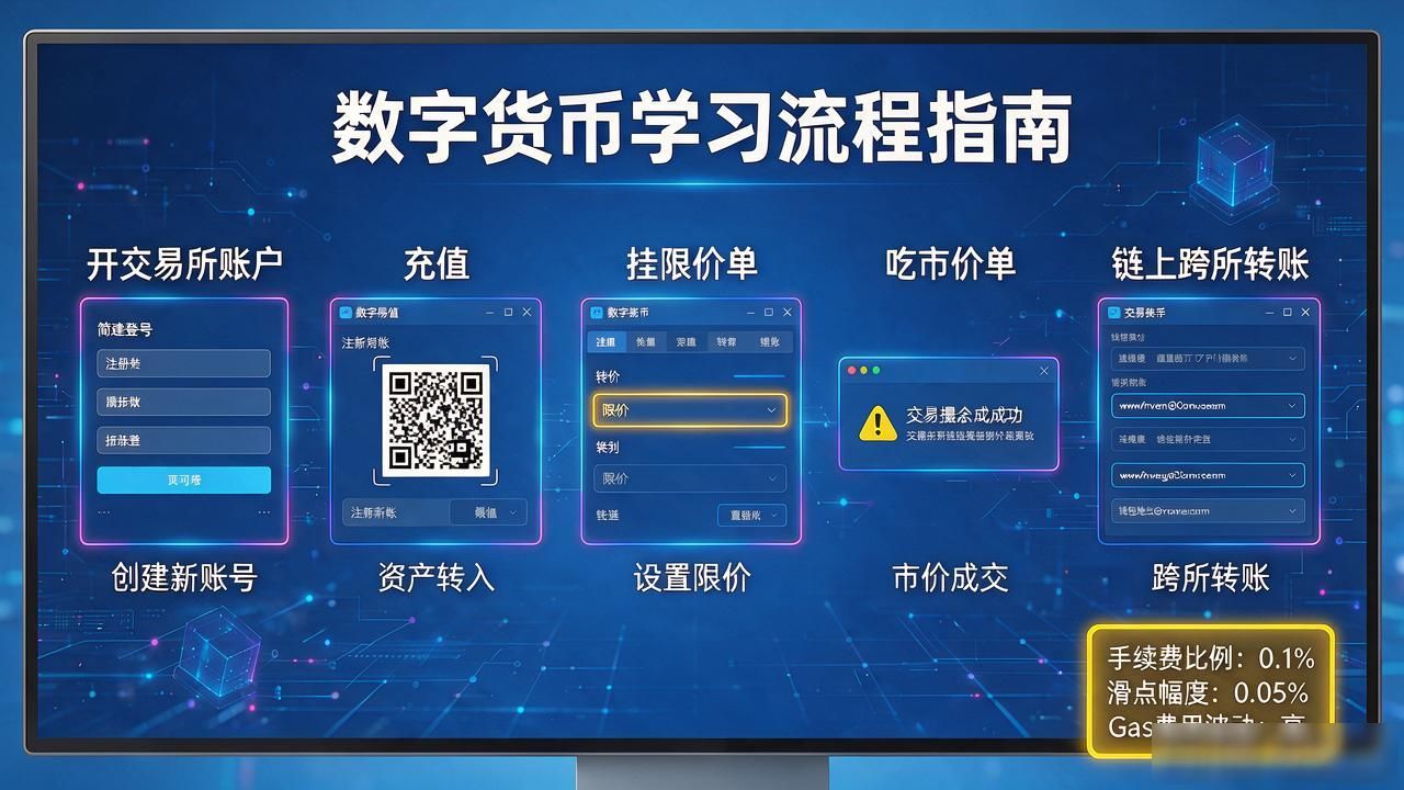 学数字货币到底该从哪入手?一份完整学习流程帮你理清思路
