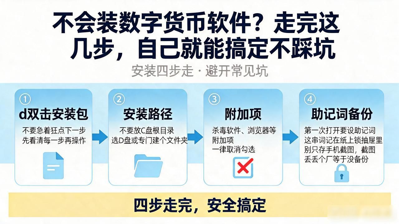 不会装数字货币软件?走完这几步,自己就能搞定不踩坑