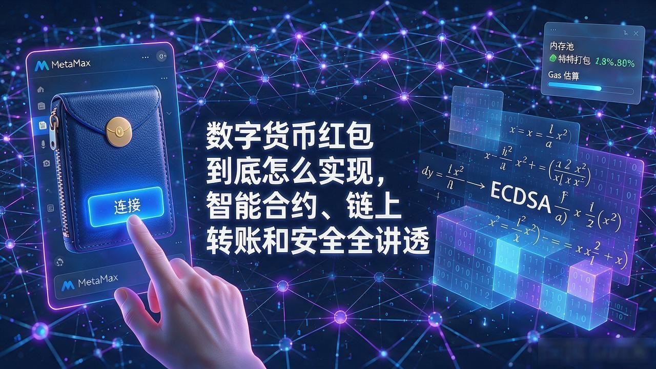 数字货币红包到底怎么实现,智能合约、链上转账和安全全讲透