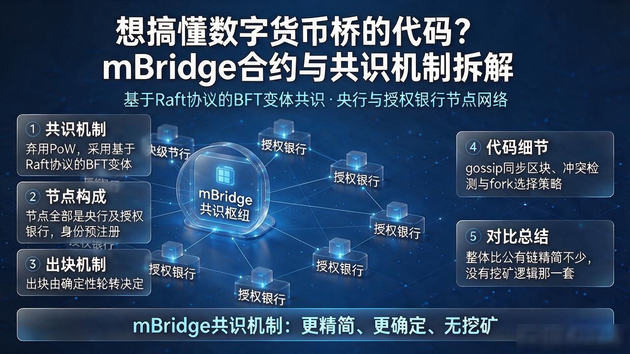 想搞懂数字货币桥的代码?mBridge合约与共识机制拆解