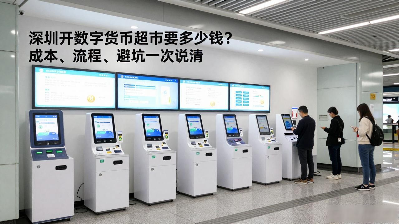 深圳开数字货币超市要多少钱?成本、流程、避坑一次说清