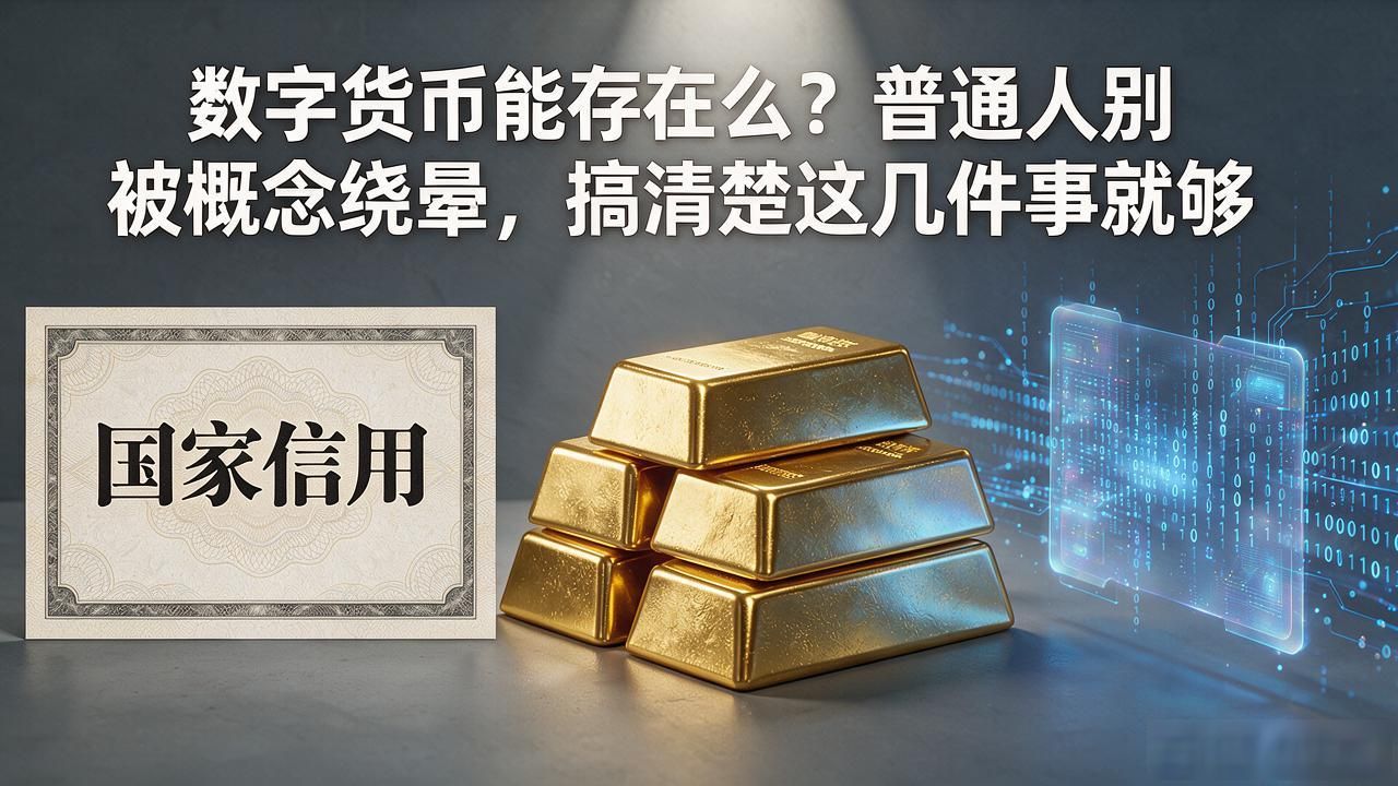 数字货币能存在么?普通人别被概念绕晕,搞清楚这几件事就够