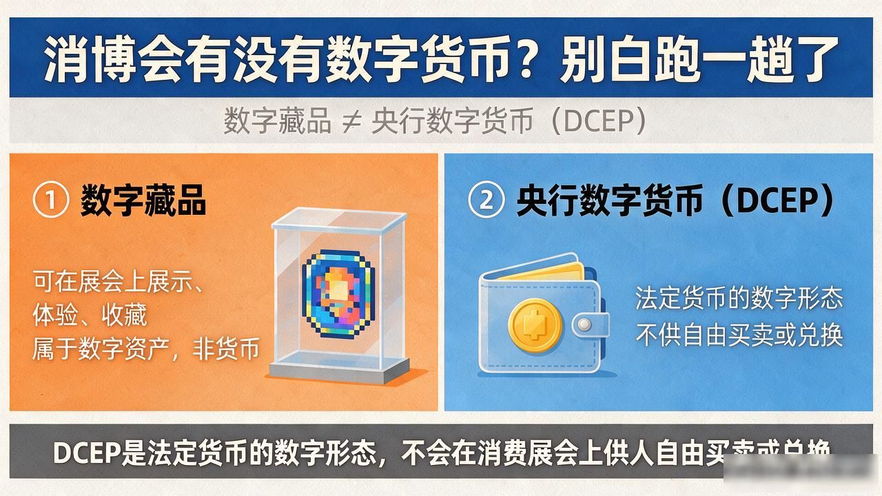 消博会有没有数字货币?别白跑一趟了