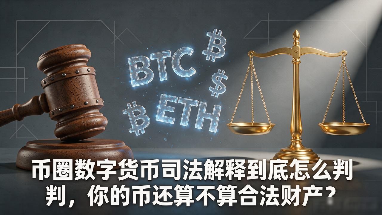 币圈数字货币司法解释到底怎么判,你的币还算不算合法财产