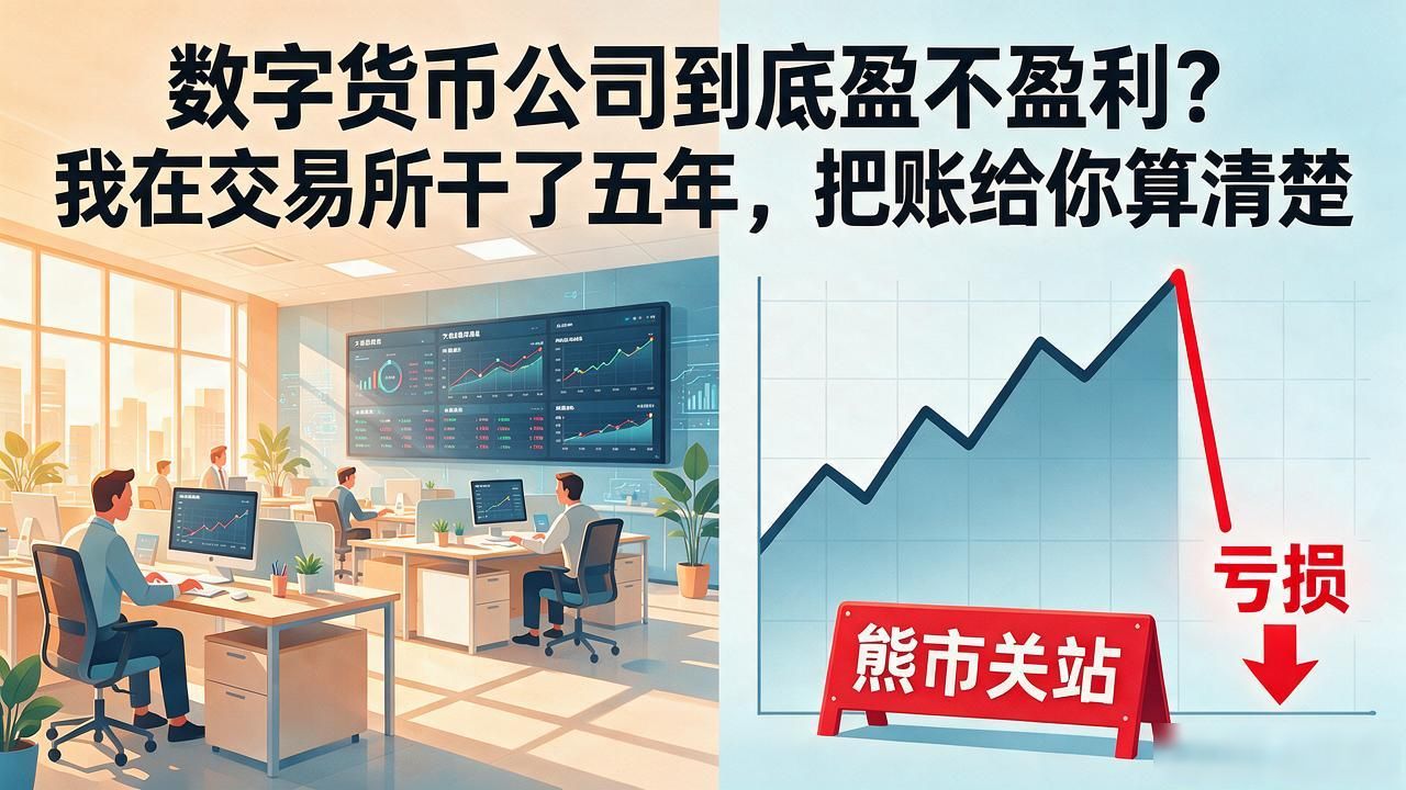 数字货币公司到底盈不盈利?我在交易所干了五年,把账给你算清楚