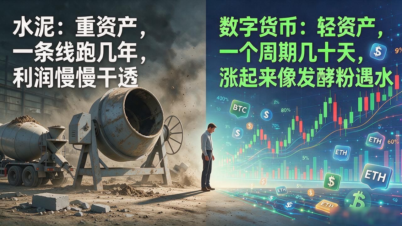 数字货币和水泥有什么关系?一个干了三十年建材的人掰开来说