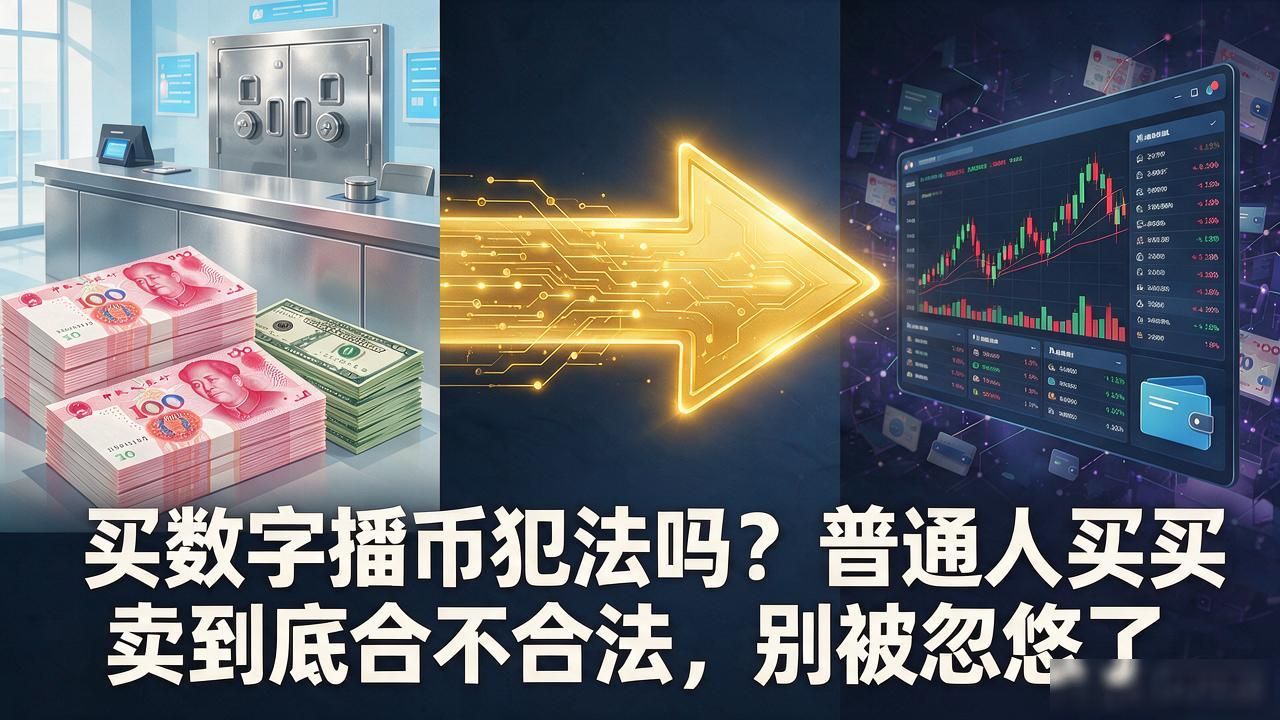 买数字货币犯法吗?普通人买卖到底合不合法,别被忽悠了