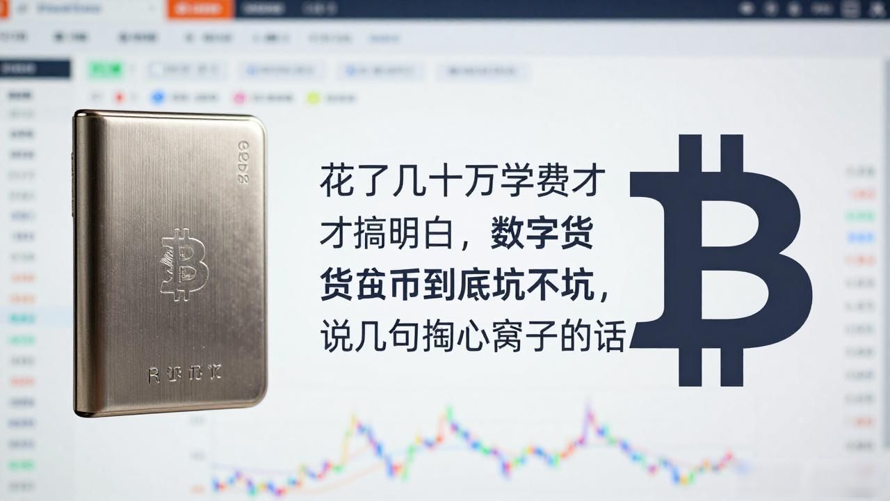 花了几十万学费才搞明白,数字货币到底坑不坑,说几句掏心窝子的话