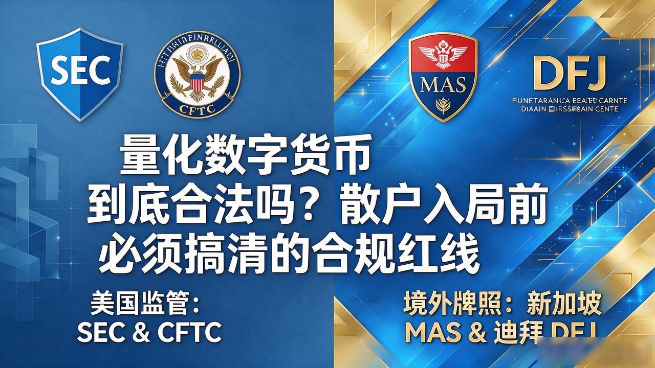 量化数字货币到底合法吗?散户入局前必须搞清的合规红线
