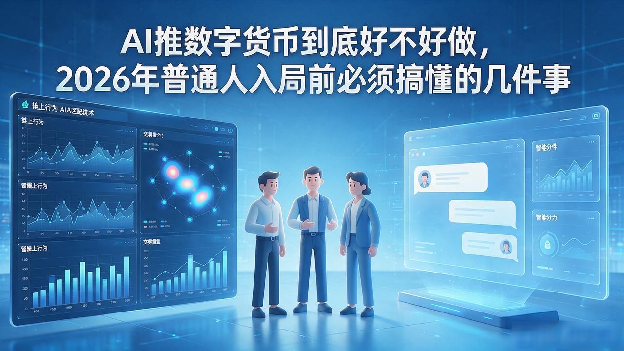 AI推数字货币到底好不好做,2026年普通人入局前必须搞懂的几件事