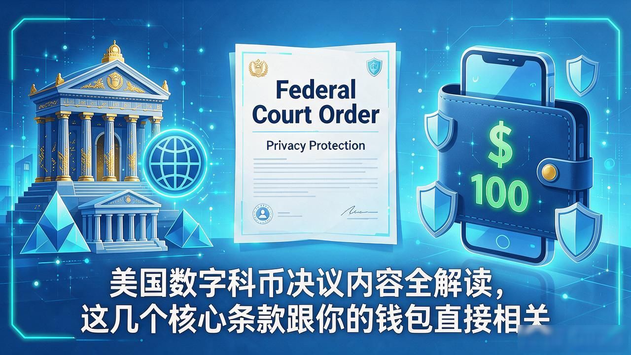 美国数字货币决议内容全解读,这几个核心条款跟你的钱包直接相关