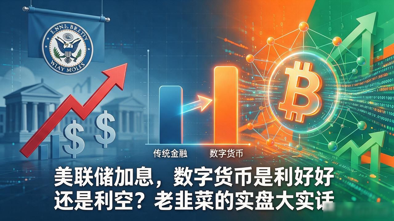 美联储加息,数字货币是利好还是利空?老韭菜的实盘大实话