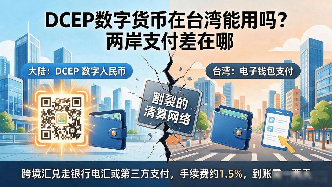 DCEP数字货币在台湾能用吗?两岸支付差在哪