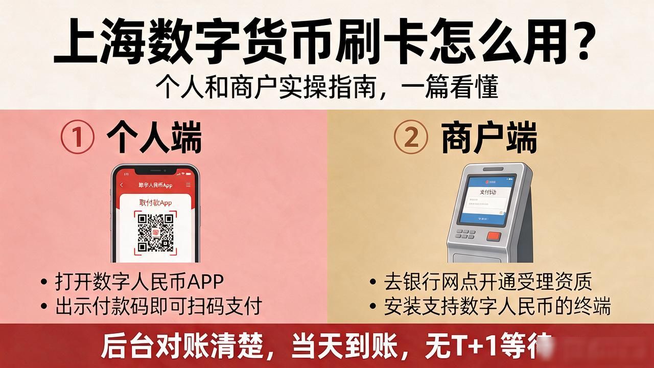上海数字货币刷卡怎么用?个人和商户实操指南,一篇看懂