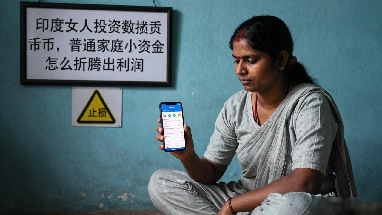 印度女人投资数字货币,普通家庭小资金怎么折腾出利润