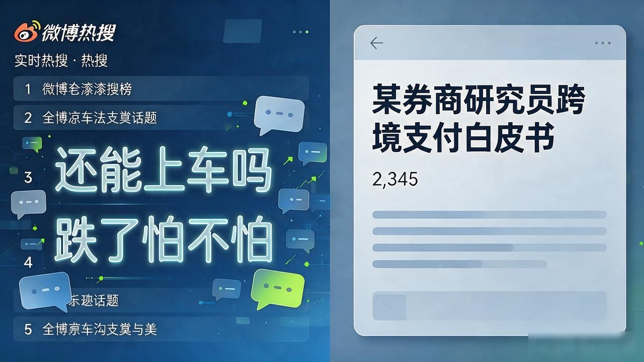 微博上数字货币最新消息来了,这几条动态比热搜还值得花时间