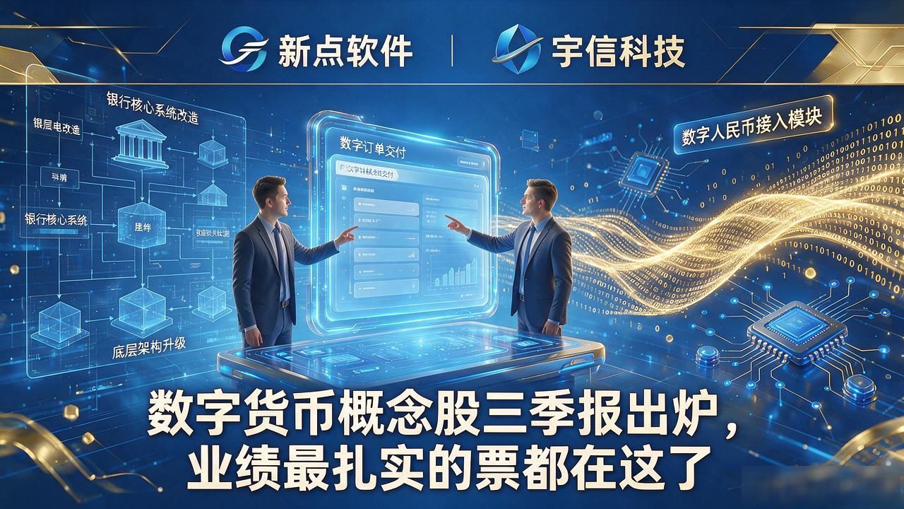 数字货币概念股三季报出炉,业绩最扎实的票都在这了