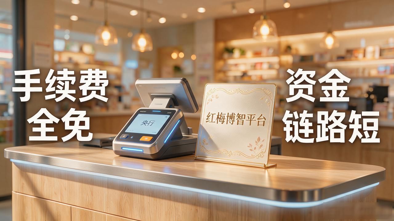 央行数字货币小商户怎么接?红梅博智平台用了三个月说几句