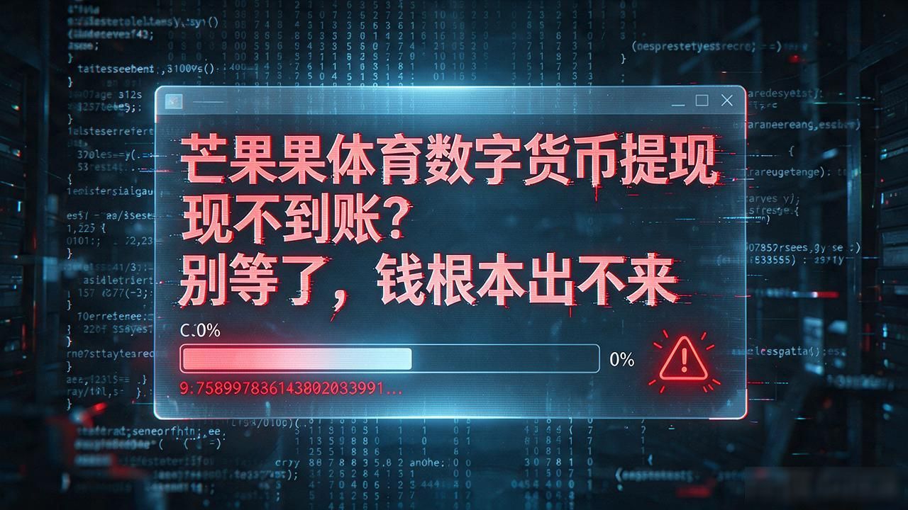 芒果体育数字货币提现不到账?别等了,钱根本出不来