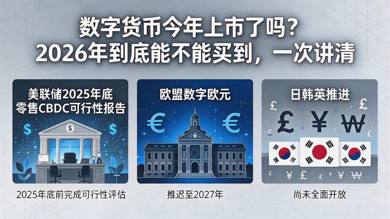 数字货币今年上市了吗?2026年到底能不能买到,一次讲清
