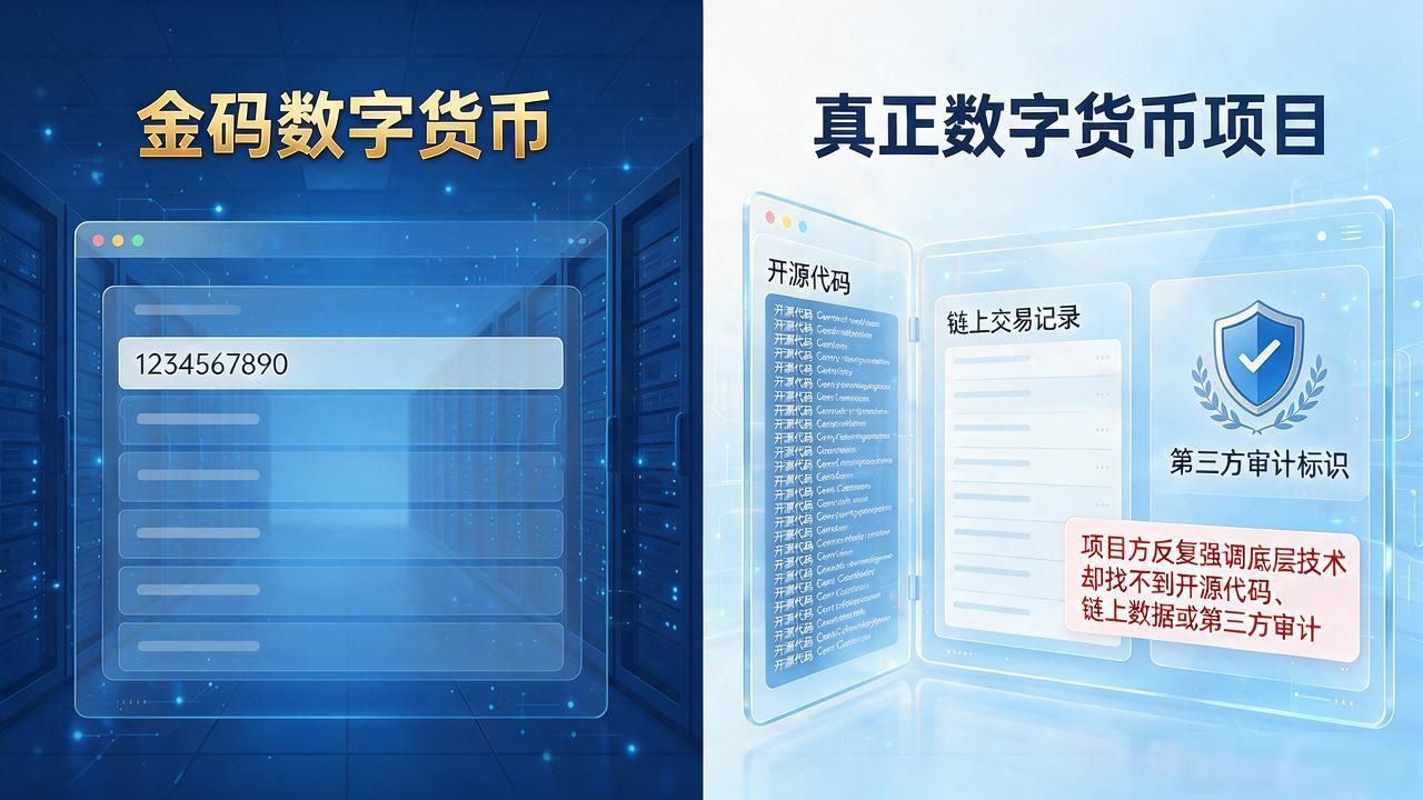 金码数字货币项目靠谱吗?普通人参与前必须弄清的几件事