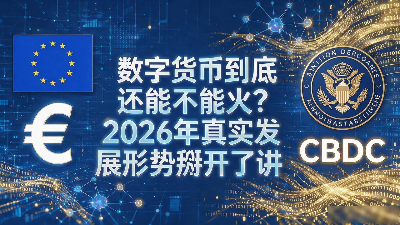 数字货币到底还能不能火?2026年真实发展形势掰开了讲