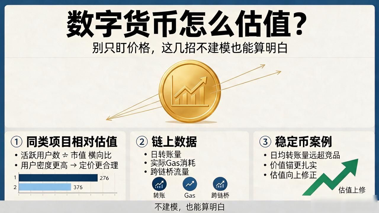数字货币怎么估值?别只盯价格,这几招不建模也能算明白