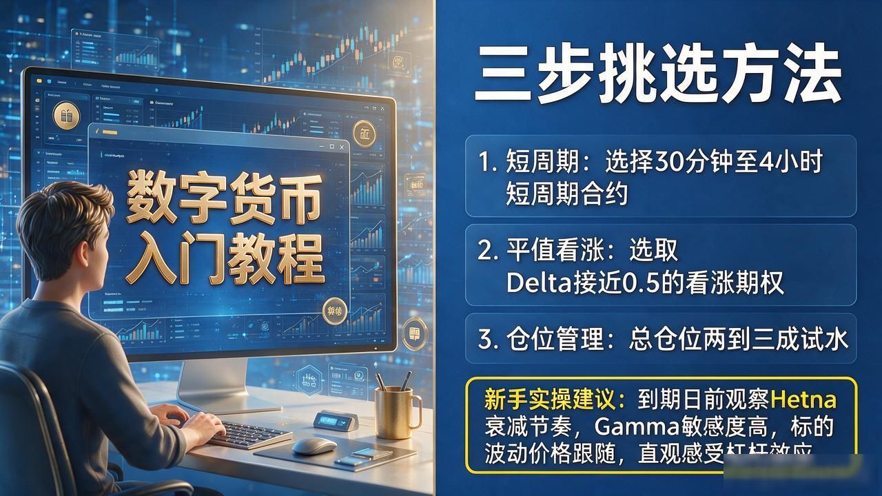 找数字货币看涨期权视频别盲目刷,老手教你三步挑出靠谱教程