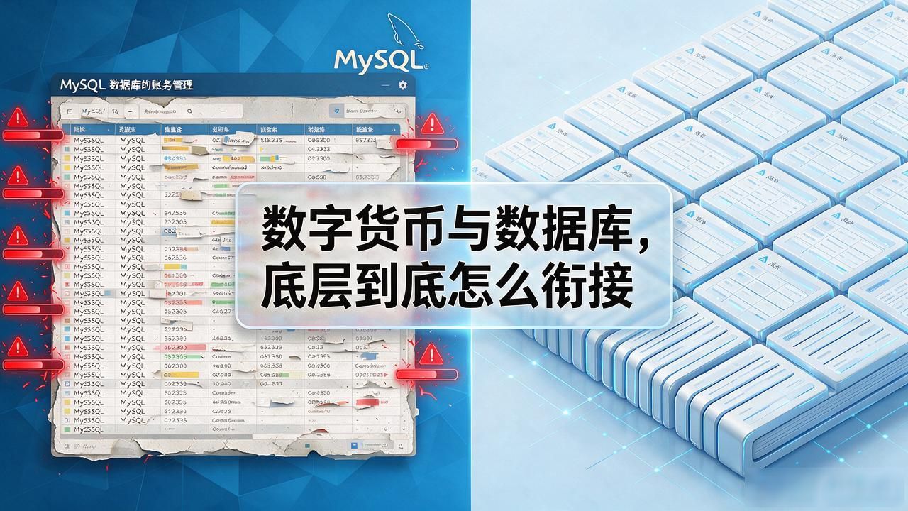 数字货币与数据库,底层到底怎么衔接