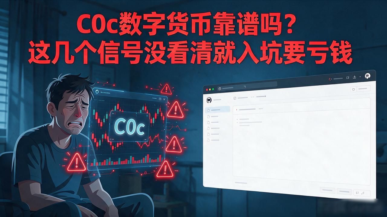 C0c数字货币靠谱吗?这几个信号没看清就入坑要亏钱