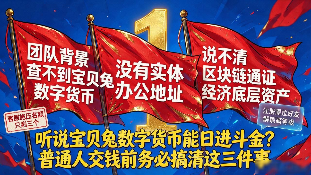 听说宝贝兔数字货币能日进斗金?普通人交钱前务必搞清这三件事