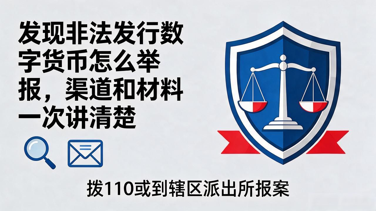 发现非法发行数字货币怎么举报,渠道和材料一次讲清楚