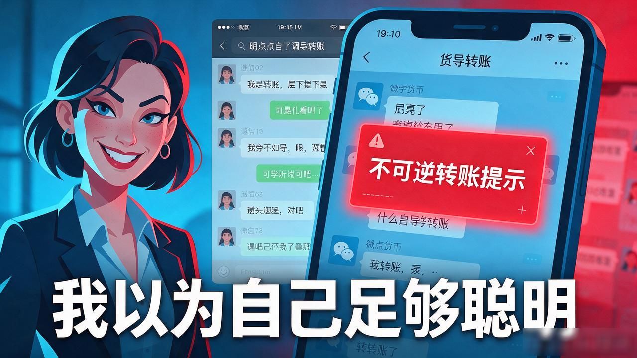 女骗子用数字货币骗人,从你加微信到钱被转走,全程不到三个月