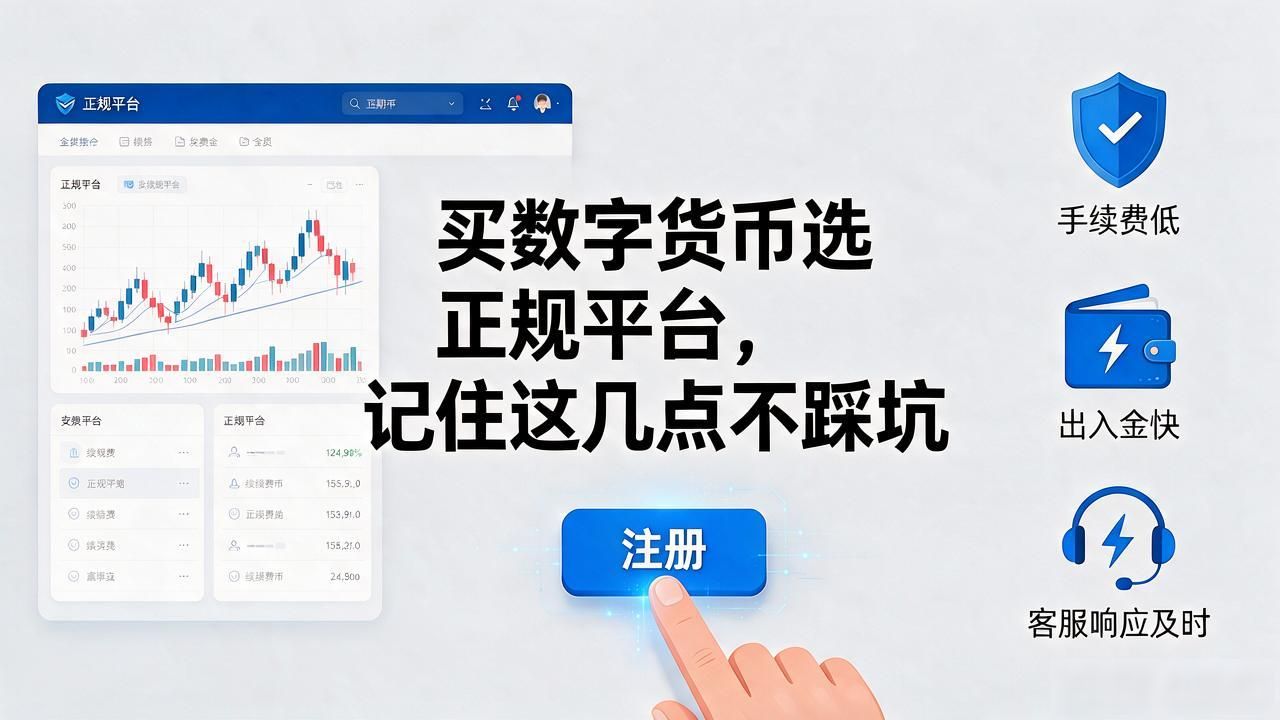 买数字货币选正规平台,记住这几点不踩坑